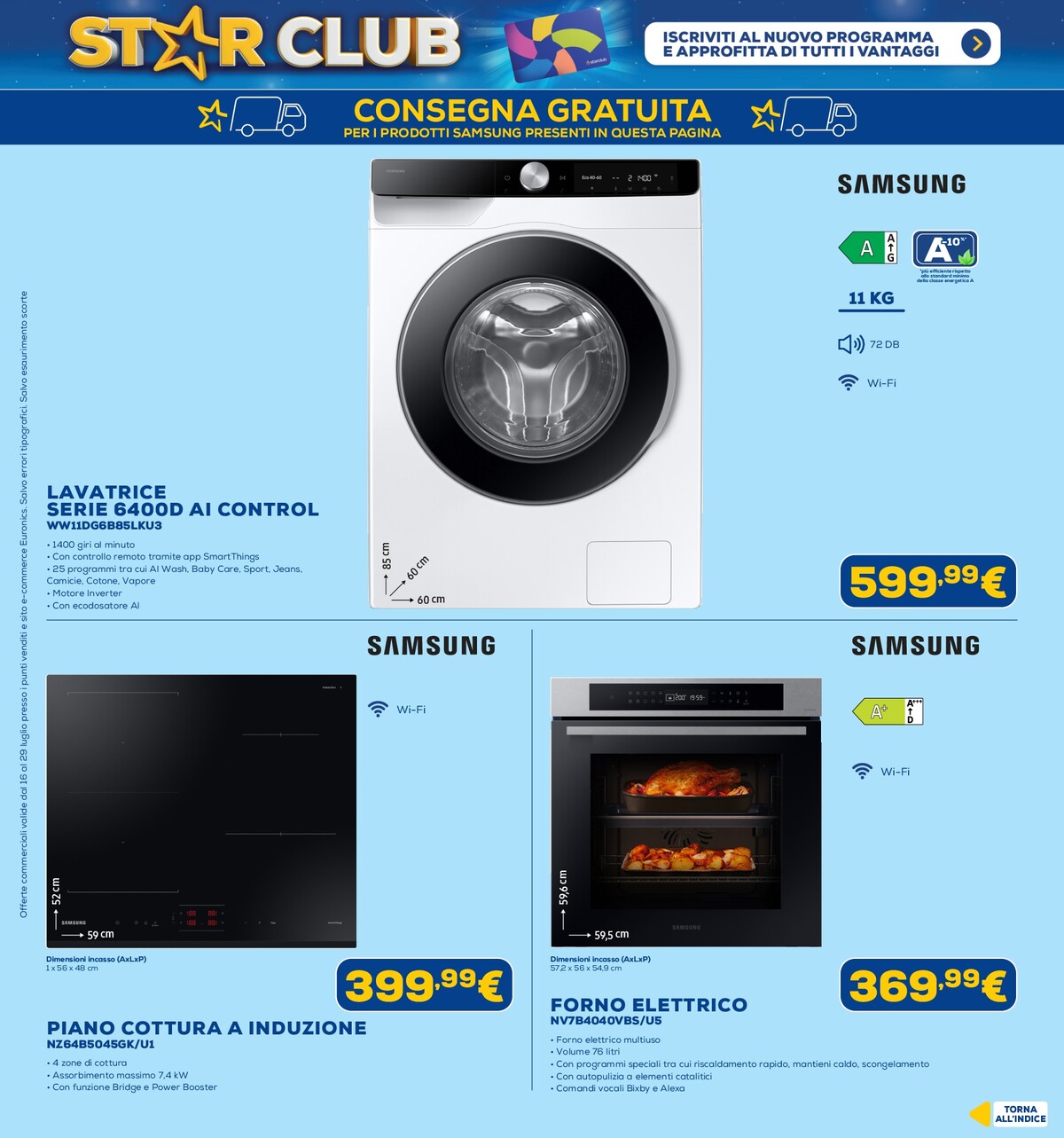 euronics - Volantino attuale di Euronics - Star Club valido dal giovedì 16/07/2026 al mercoledì 29/07/2026 - page: 14
