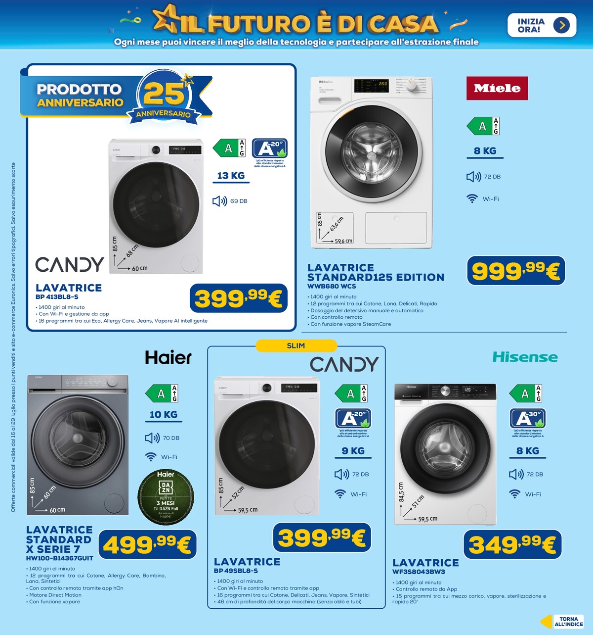 euronics - Volantino attuale di Euronics - Star Club valido dal giovedì 16/07/2026 al mercoledì 29/07/2026 - page: 9