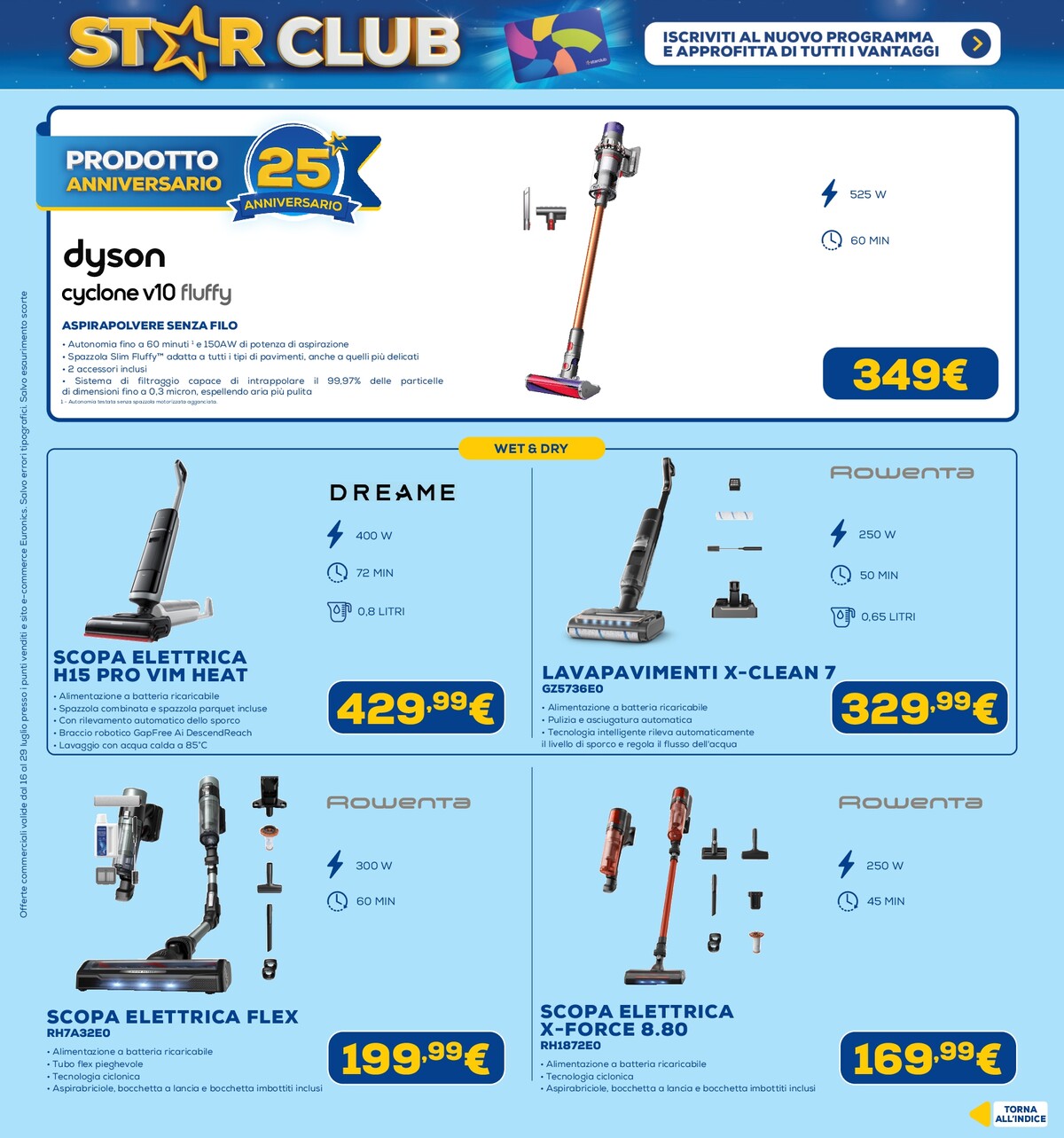 euronics - Volantino attuale di Euronics - Star Club valido dal giovedì 16/07/2026 al mercoledì 29/07/2026 - page: 17