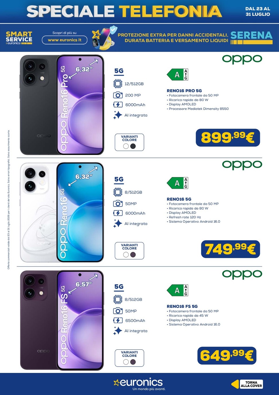 euronics - Volantino attuale di Euronics - Speciale Telefonia valido dal giovedì 23/07/2026 al venerdì 31/07/2026 - page: 9