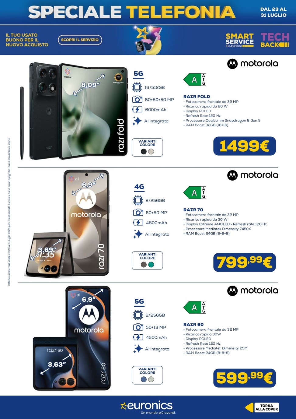 euronics - Volantino attuale di Euronics - Speciale Telefonia valido dal giovedì 23/07/2026 al venerdì 31/07/2026 - page: 6