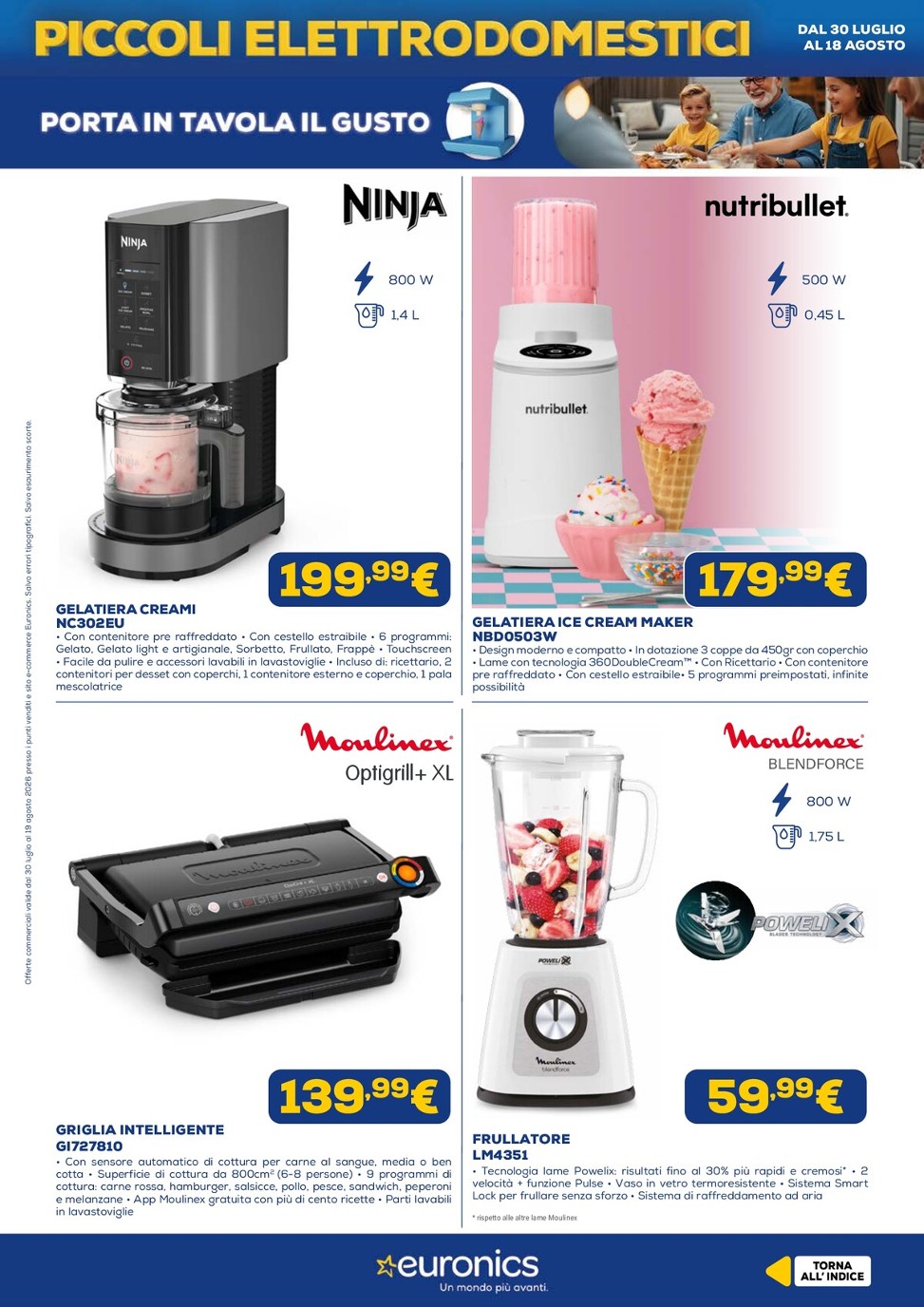 euronics - Volantino attuale di Euronics valido dal giovedì 30/07/2026 al mercoledì 19/08/2026 - page: 14
