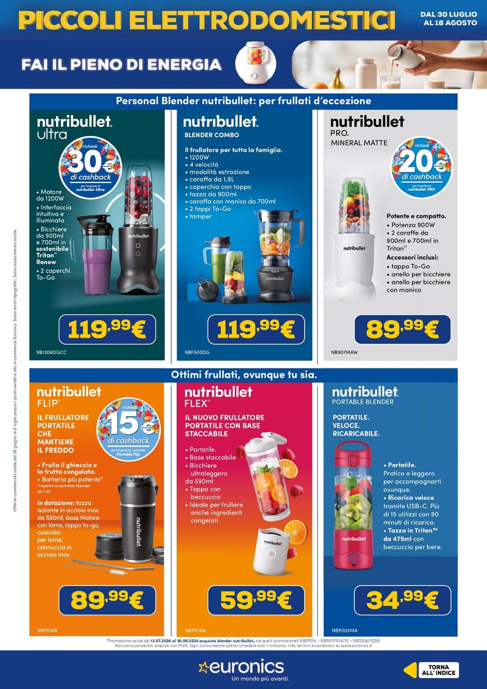 euronics - Volantino attuale di Euronics valido dal giovedì 30/07/2026 al mercoledì 19/08/2026 - page: 15