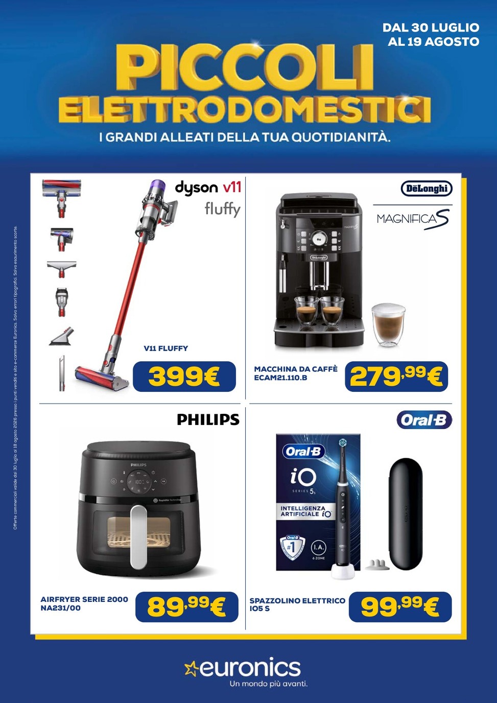 euronics - Volantino attuale di Euronics valido dal giovedì 30/07/2026 al mercoledì 19/08/2026