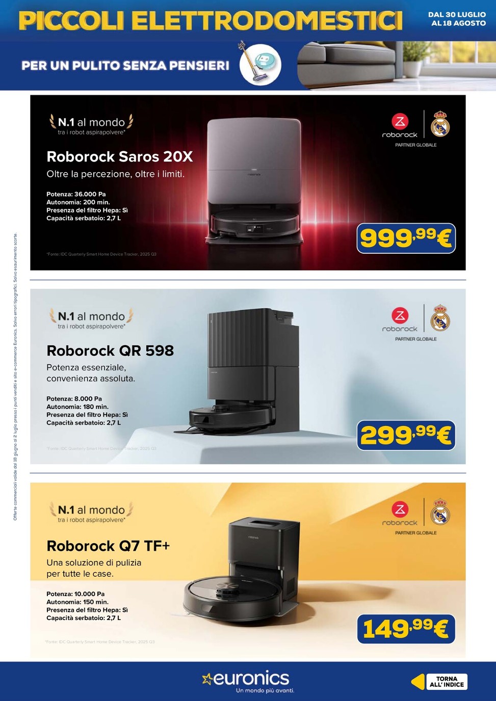 euronics - Volantino attuale di Euronics valido dal giovedì 30/07/2026 al mercoledì 19/08/2026 - page: 9