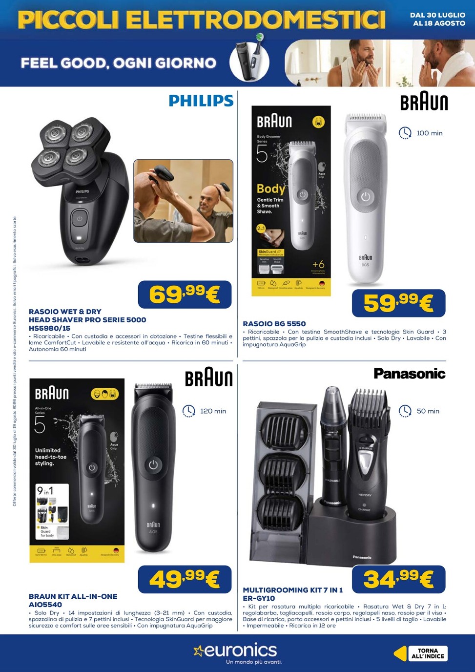 euronics - Volantino attuale di Euronics valido dal giovedì 30/07/2026 al mercoledì 19/08/2026 - page: 27