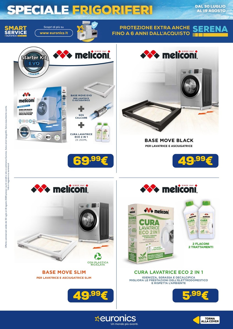 euronics - Volantino attuale di Euronics - Speciale Frigoriferi valido dal giovedì 30/07/2026 al mercoledì 19/08/2026 - page: 19