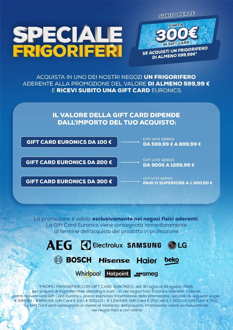 euronics - Volantino attuale di Euronics - Speciale Frigoriferi valido dal giovedì 30/07/2026 al mercoledì 19/08/2026 - page: 3