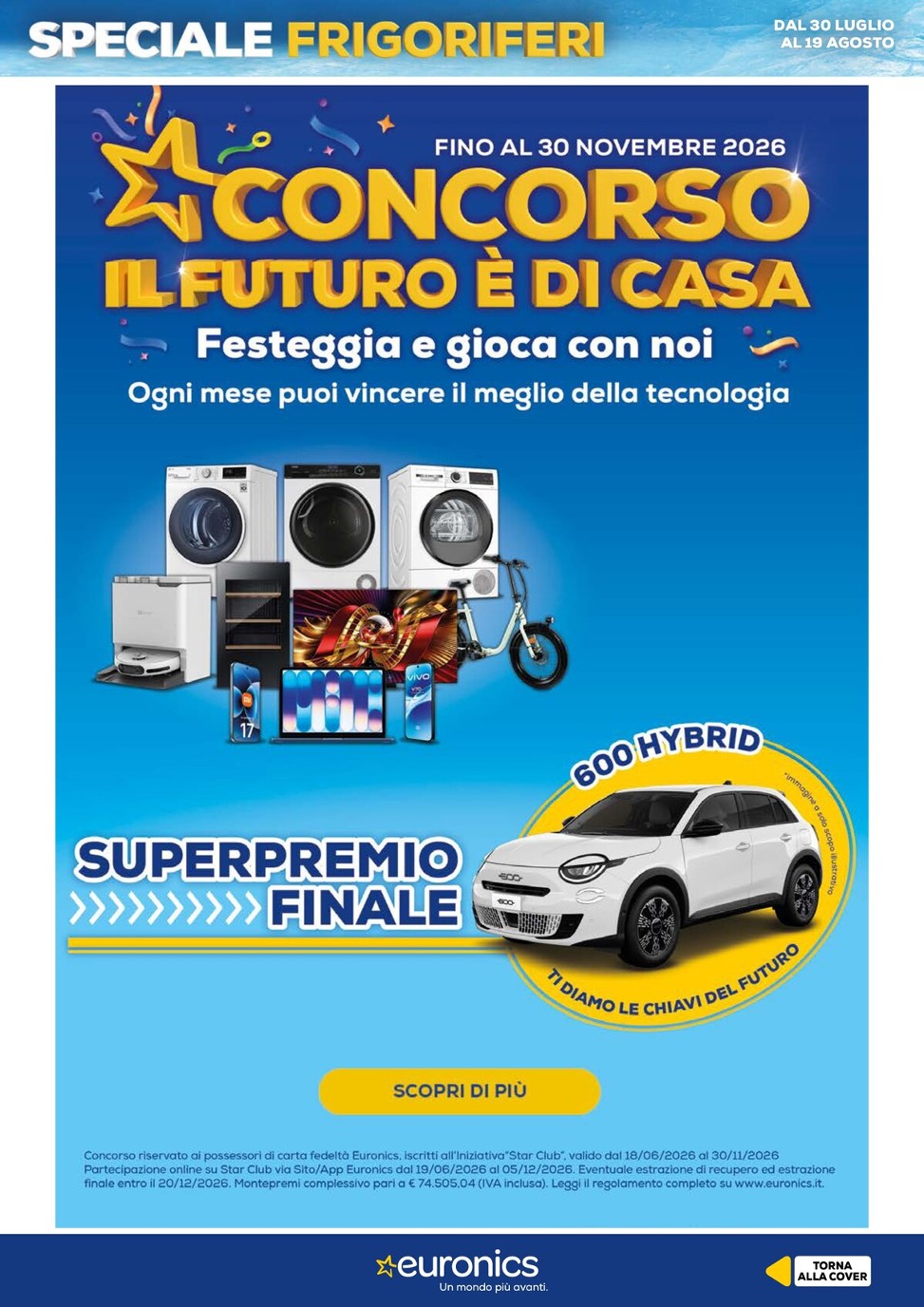 euronics - Volantino attuale di Euronics - Speciale Frigoriferi valido dal giovedì 30/07/2026 al mercoledì 19/08/2026 - page: 2