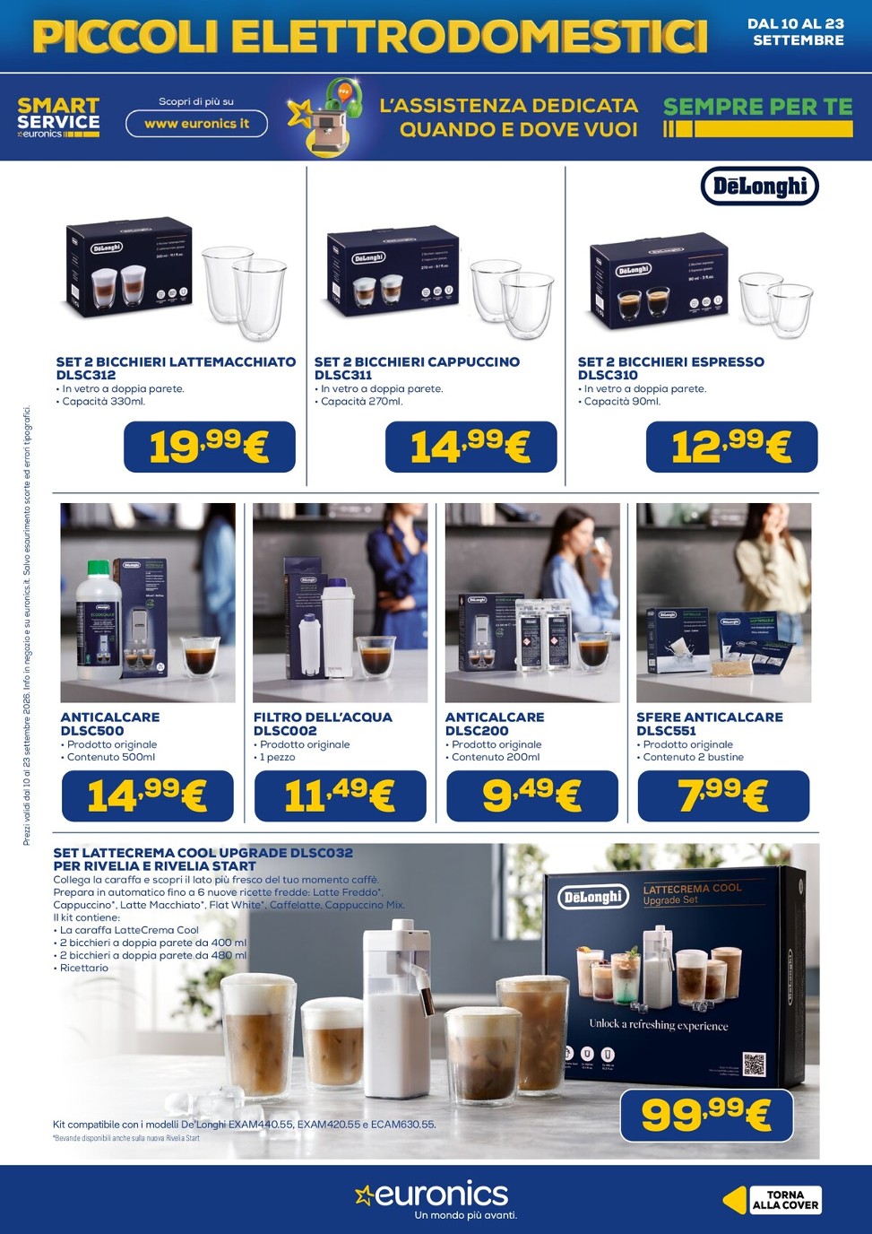 euronics - Volantino attuale di Euronics - Piccoli Elettrodomestici valido dal giovedì 10/09/2026 al mercoledì 23/09/2026 - page: 7