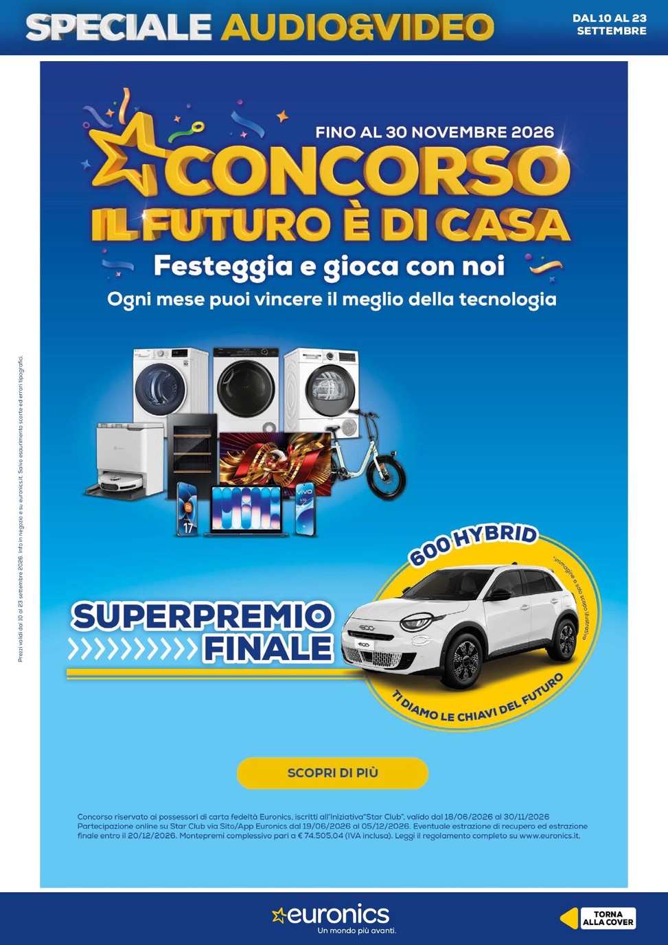 euronics - Volantino attuale di Euronics - Speciale Audio Video valido dal giovedì 10/09/2026 al mercoledì 23/09/2026 - page: 4