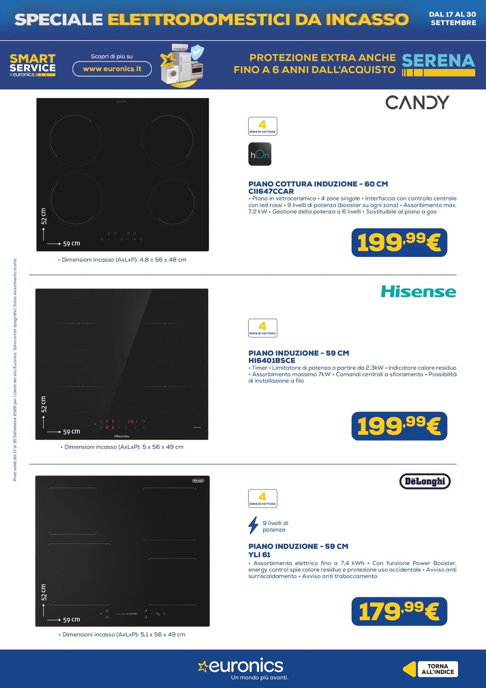 euronics - Volantino attuale di Euronics - Elettrodomestici Incasso valido dal giovedì 17/09/2026 al mercoledì 30/09/2026 - page: 14