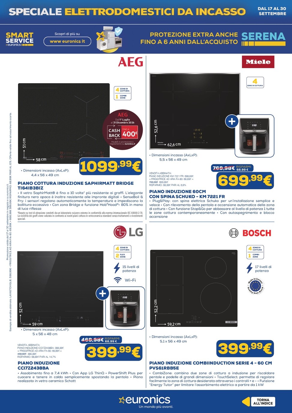 euronics - Volantino attuale di Euronics - Elettrodomestici Incasso valido dal giovedì 17/09/2026 al mercoledì 30/09/2026 - page: 13