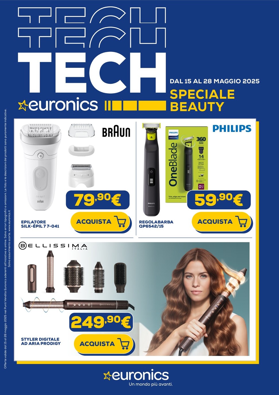 euronics - Volantino Euronics - Speciale Piccoli Elettrodomestici valido dal 15/05 al 28/05