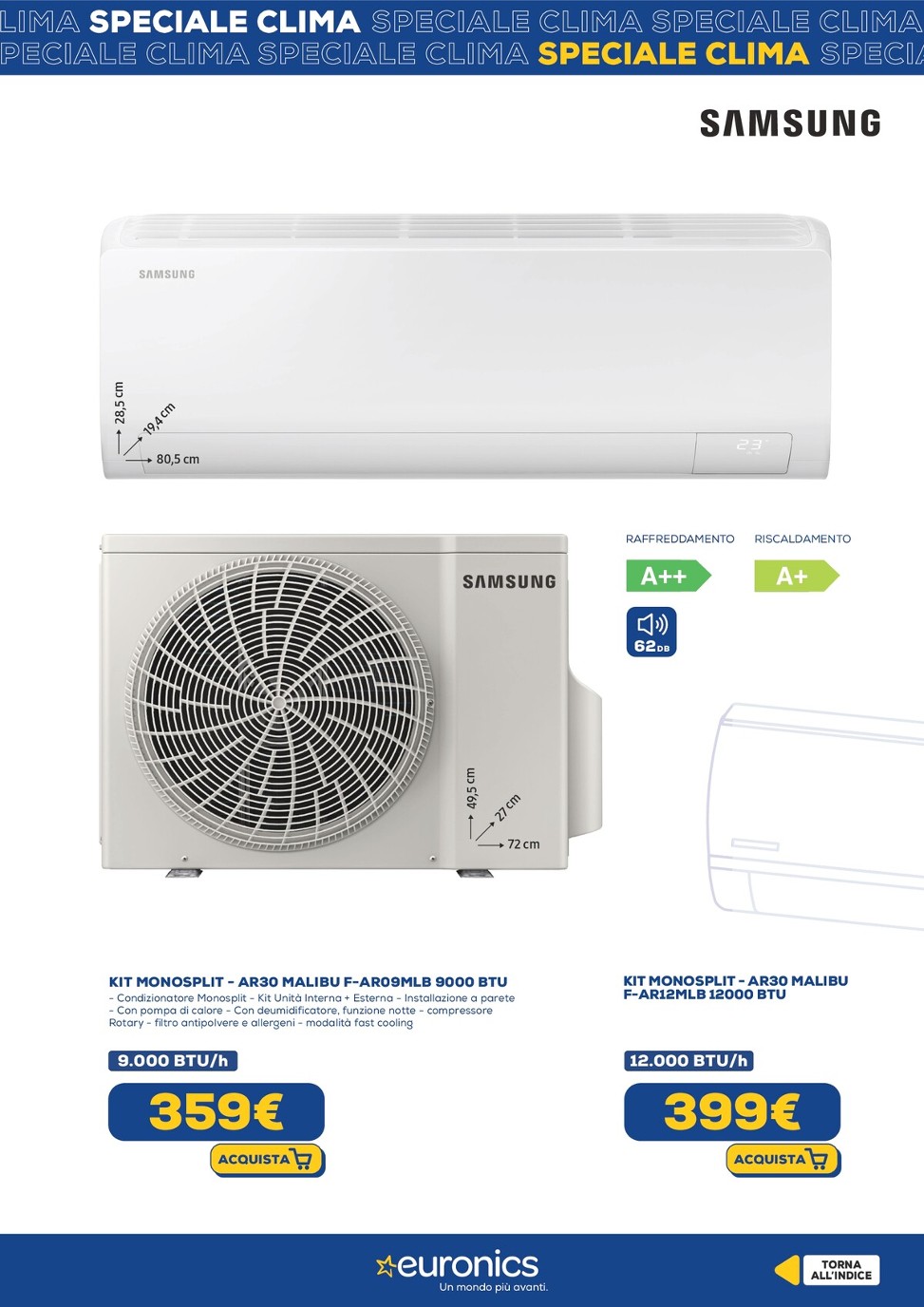 euronics - Volantino Euronics - Speciale Clima valido dal 29/05 al 18/06 - page: 22