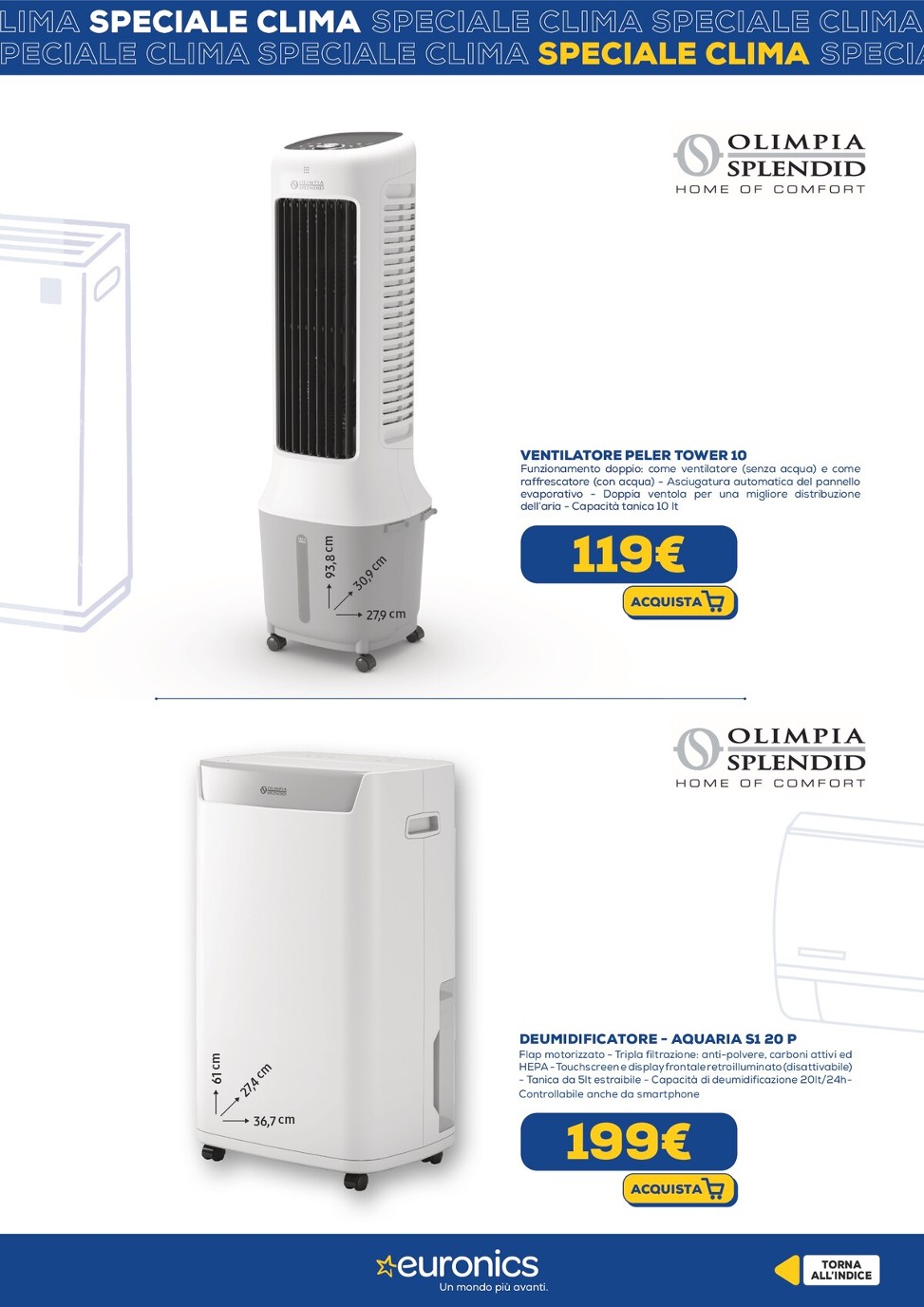 euronics - Volantino Euronics - Speciale Clima valido dal 29/05 al 18/06 - page: 39
