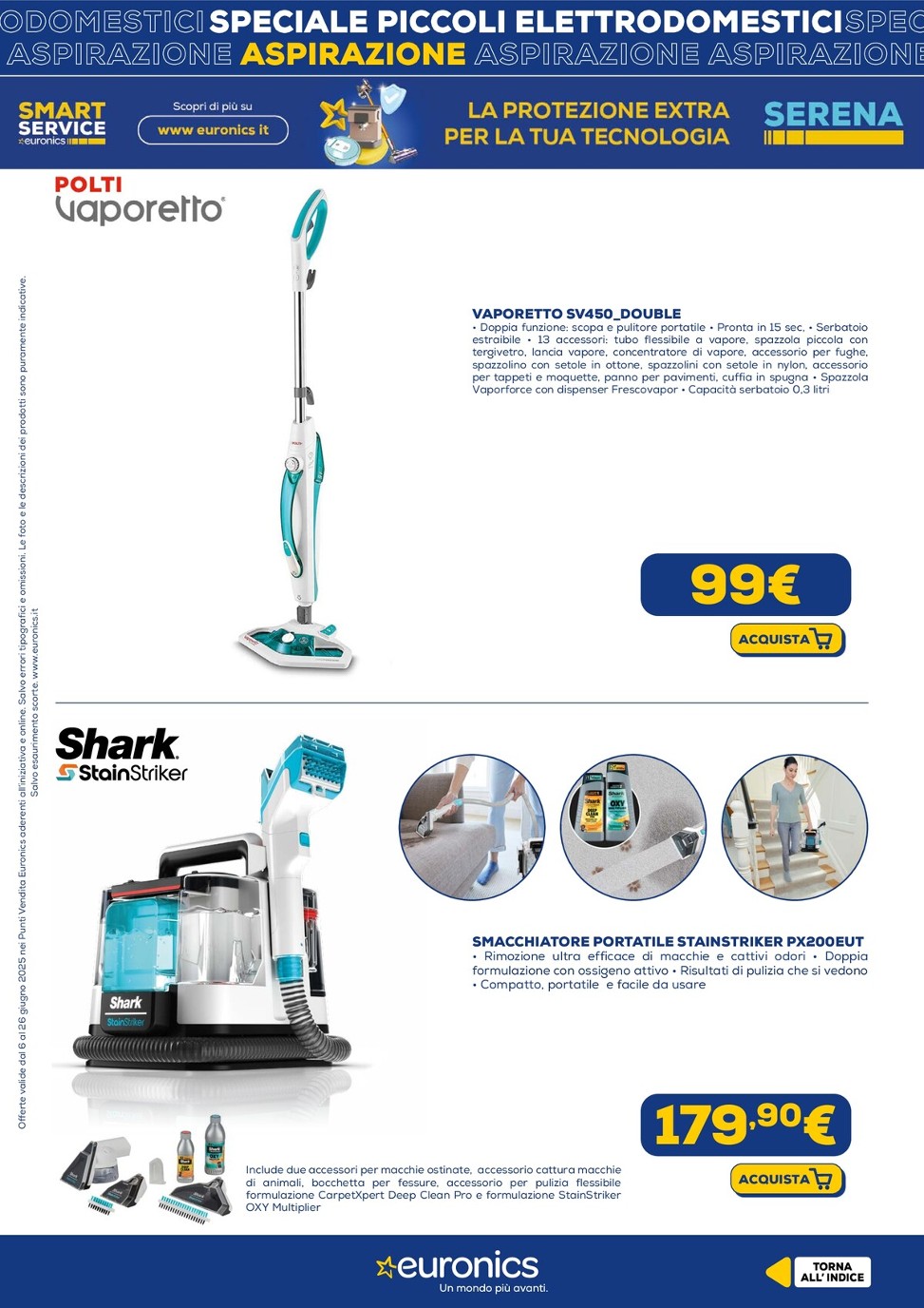 euronics - Volantino Euronics - Speciale Piccoli Elettrodomestici valido dal 05/06 al 26/06 - page: 10