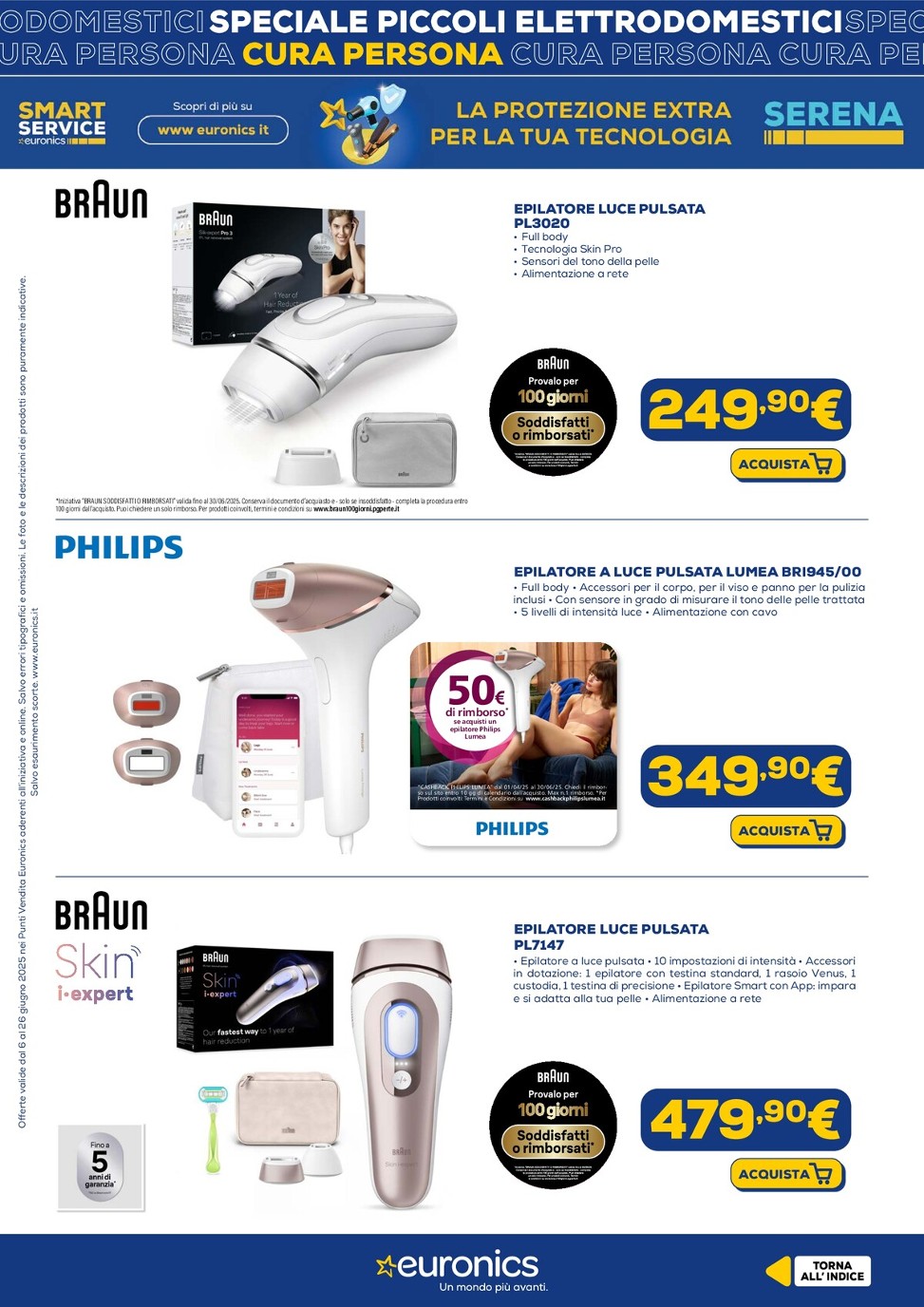 euronics - Volantino Euronics - Speciale Piccoli Elettrodomestici valido dal 05/06 al 26/06 - page: 26