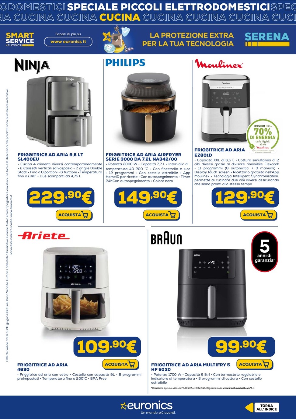 euronics - Volantino Euronics - Speciale Piccoli Elettrodomestici valido dal 05/06 al 26/06 - page: 14