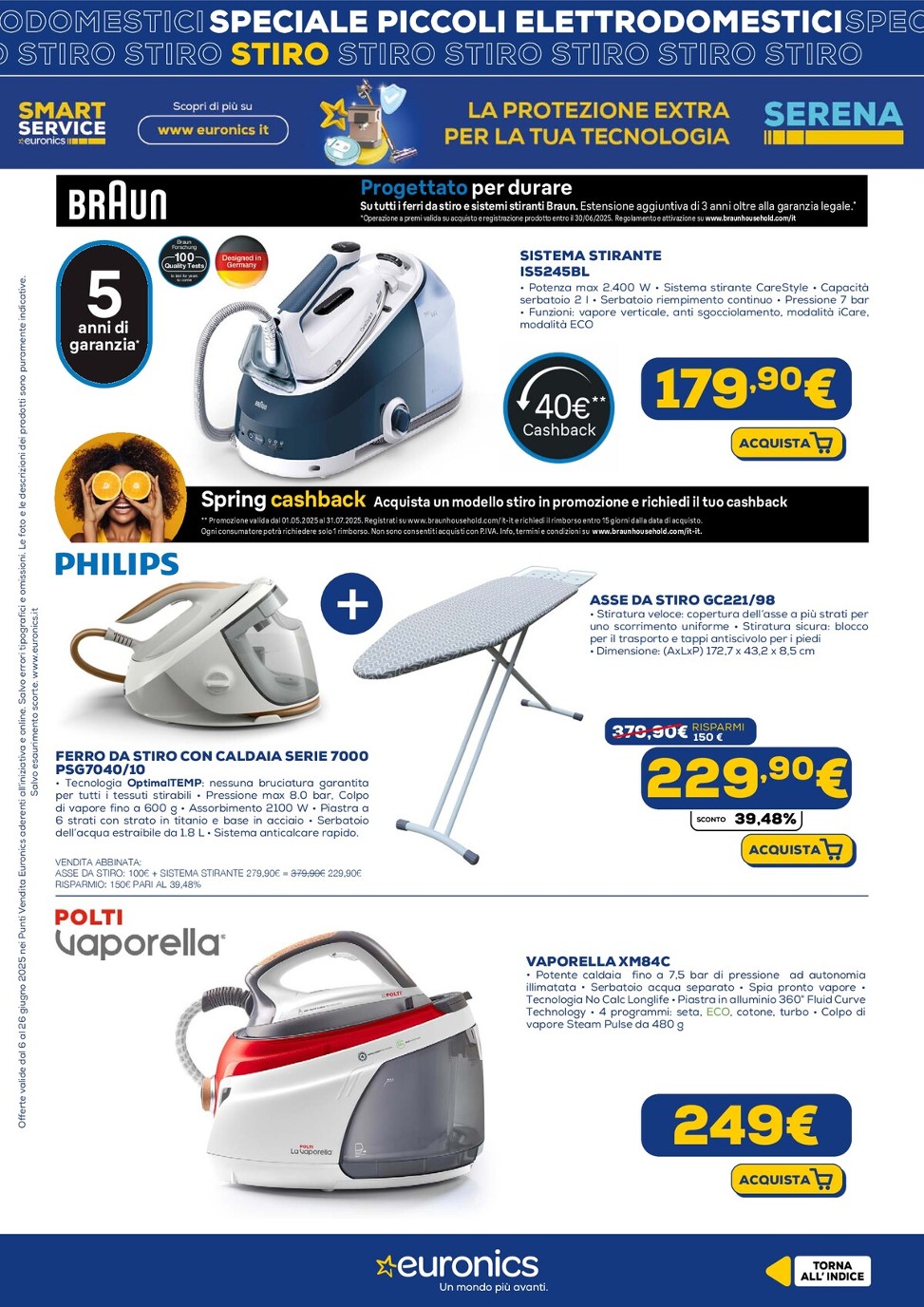 euronics - Volantino Euronics - Speciale Piccoli Elettrodomestici valido dal 05/06 al 26/06 - page: 11