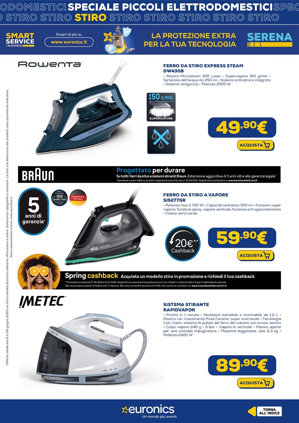 euronics - Volantino Euronics - Speciale Piccoli Elettrodomestici valido dal 05/06 al 26/06 - page: 12