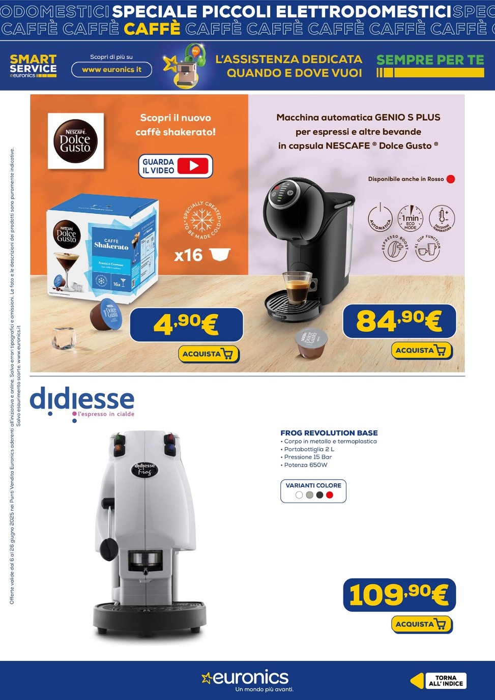 euronics - Volantino Euronics - Speciale Piccoli Elettrodomestici valido dal 05/06 al 26/06 - page: 21