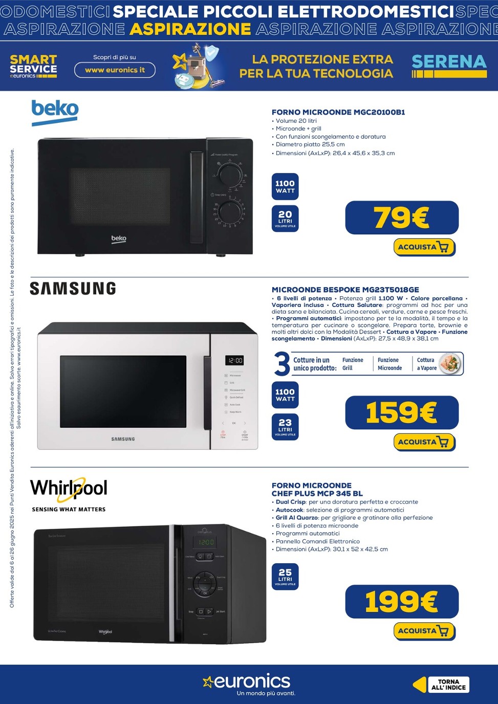 euronics - Volantino Euronics - Speciale Piccoli Elettrodomestici valido dal 05/06 al 26/06 - page: 13
