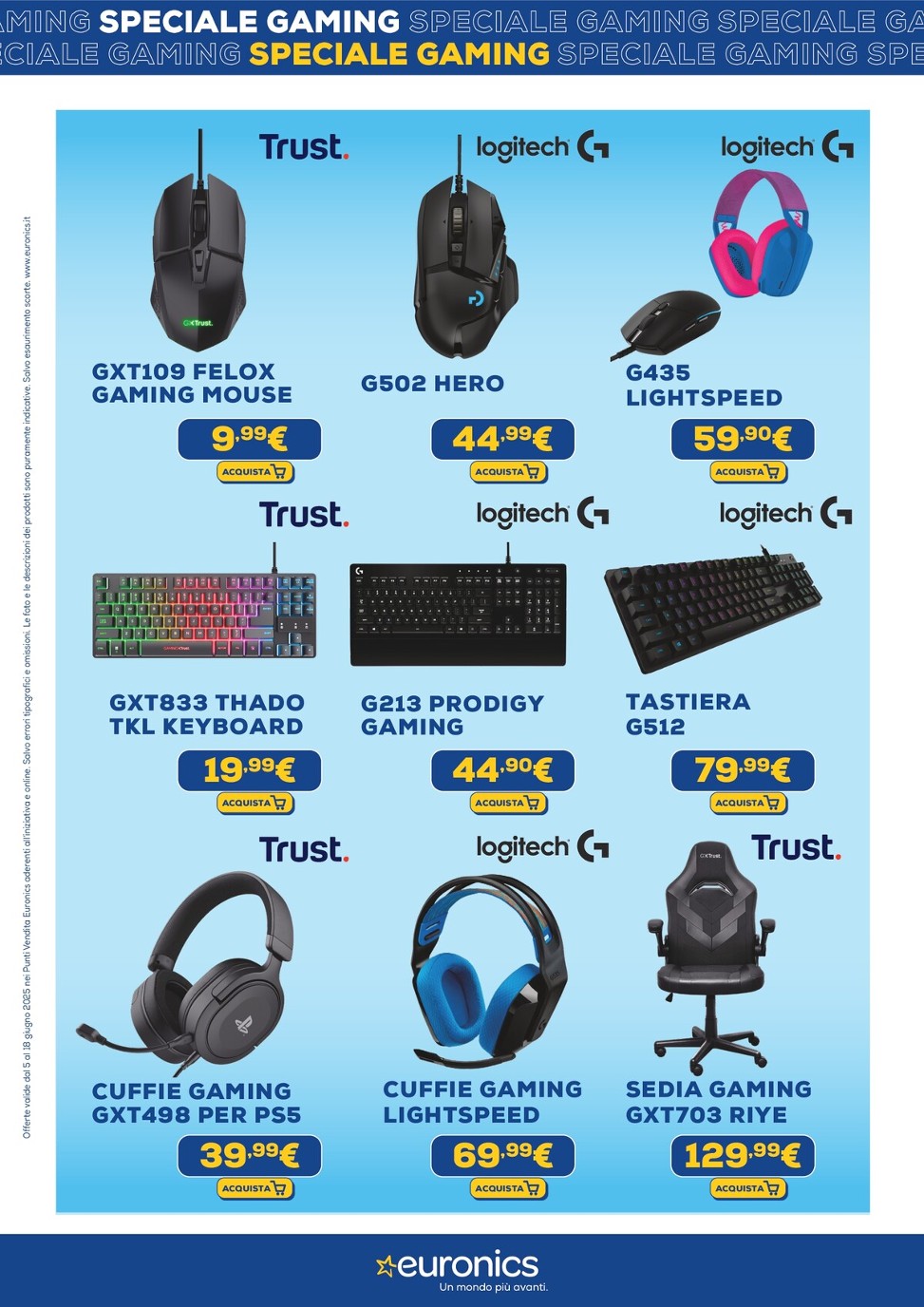 euronics - Volantino Euronics - Speciale Gaming valido dal 05/06 al 18/06 - page: 10