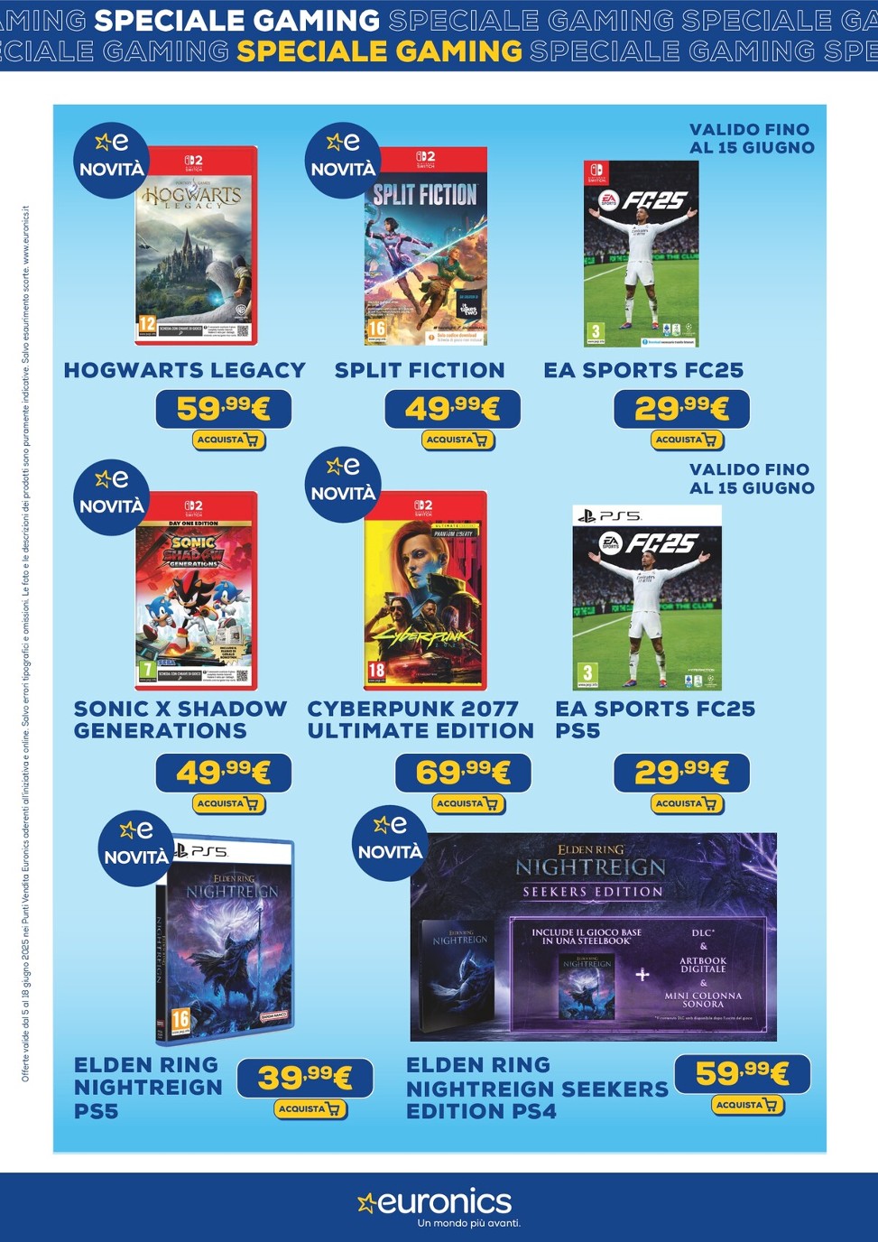euronics - Volantino Euronics - Speciale Gaming valido dal 05/06 al 18/06 - page: 6