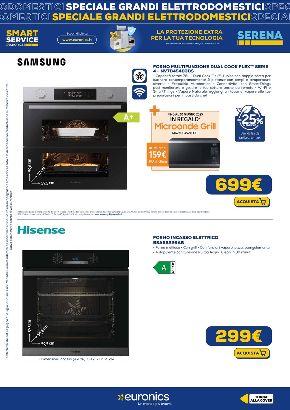 euronics - Volantino Euronics - Speciale Grandi Elettrodomestici valido dal 19/06 al 02/07 - page: 4
