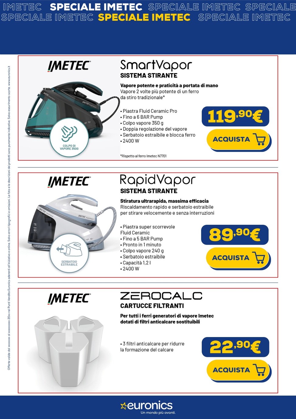 euronics - Volantino Euronics - Speciale Imetec valido dal 11/07 al 31/07 - page: 3