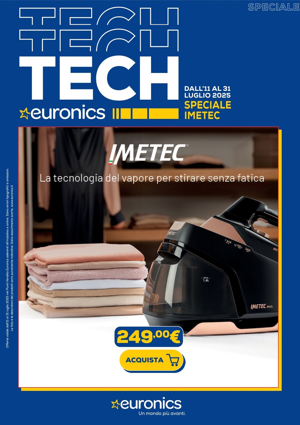 euronics - Volantino Euronics - Speciale Imetec valido dal 11/07 al 31/07