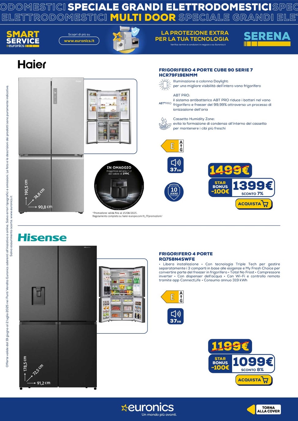 euronics - Volantino Euronics - Speciale Freddo valido dal 17/07 al 30/07 - page: 8