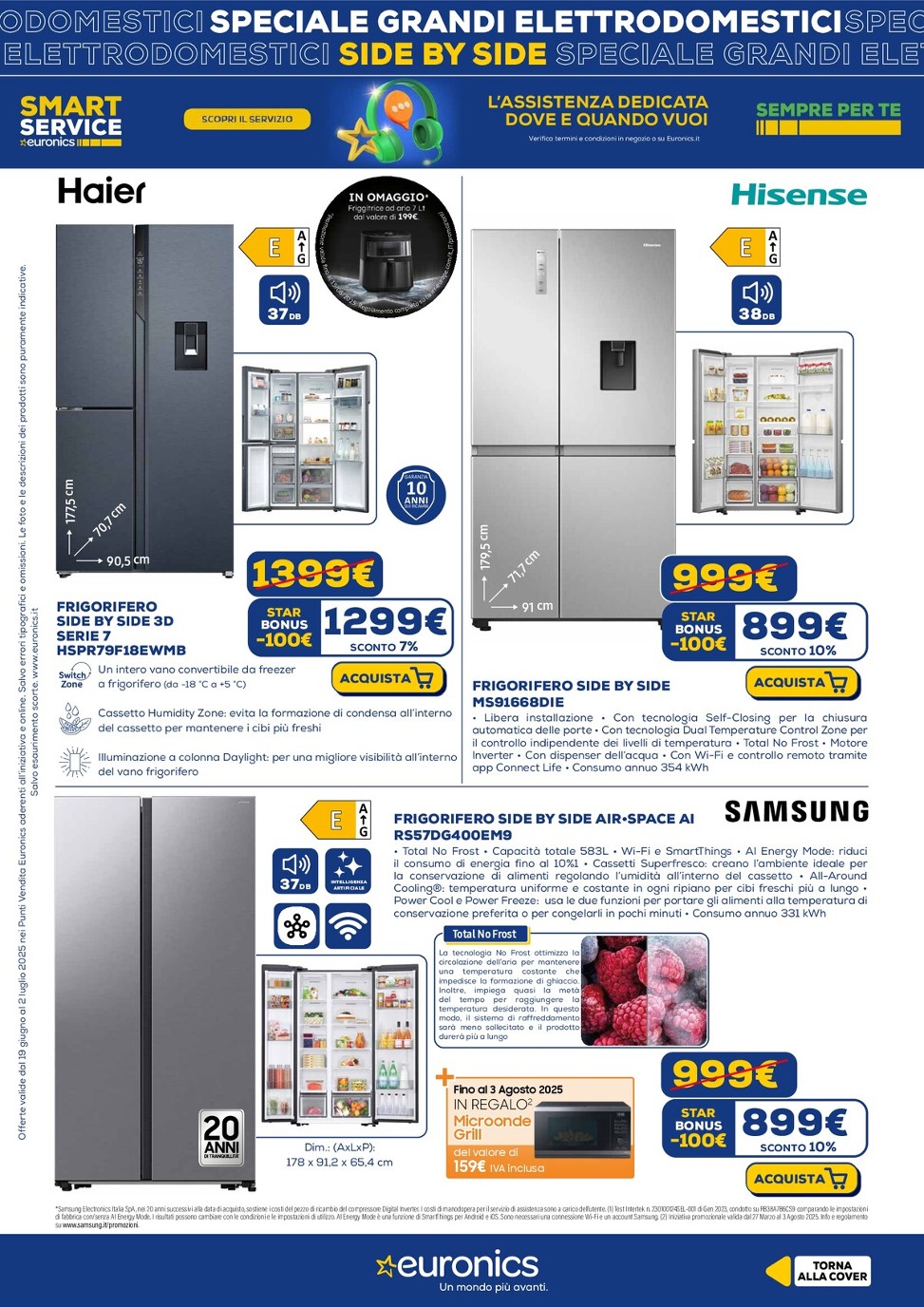 euronics - Volantino Euronics - Speciale Freddo valido dal 17/07 al 30/07 - page: 9