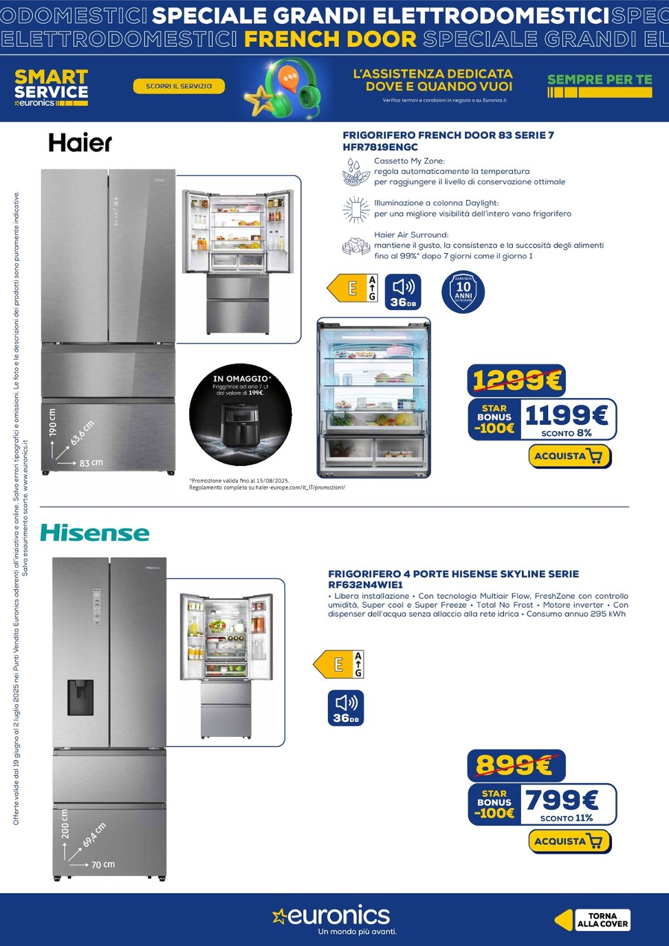 euronics - Volantino Euronics - Speciale Freddo valido dal 17/07 al 30/07 - page: 7