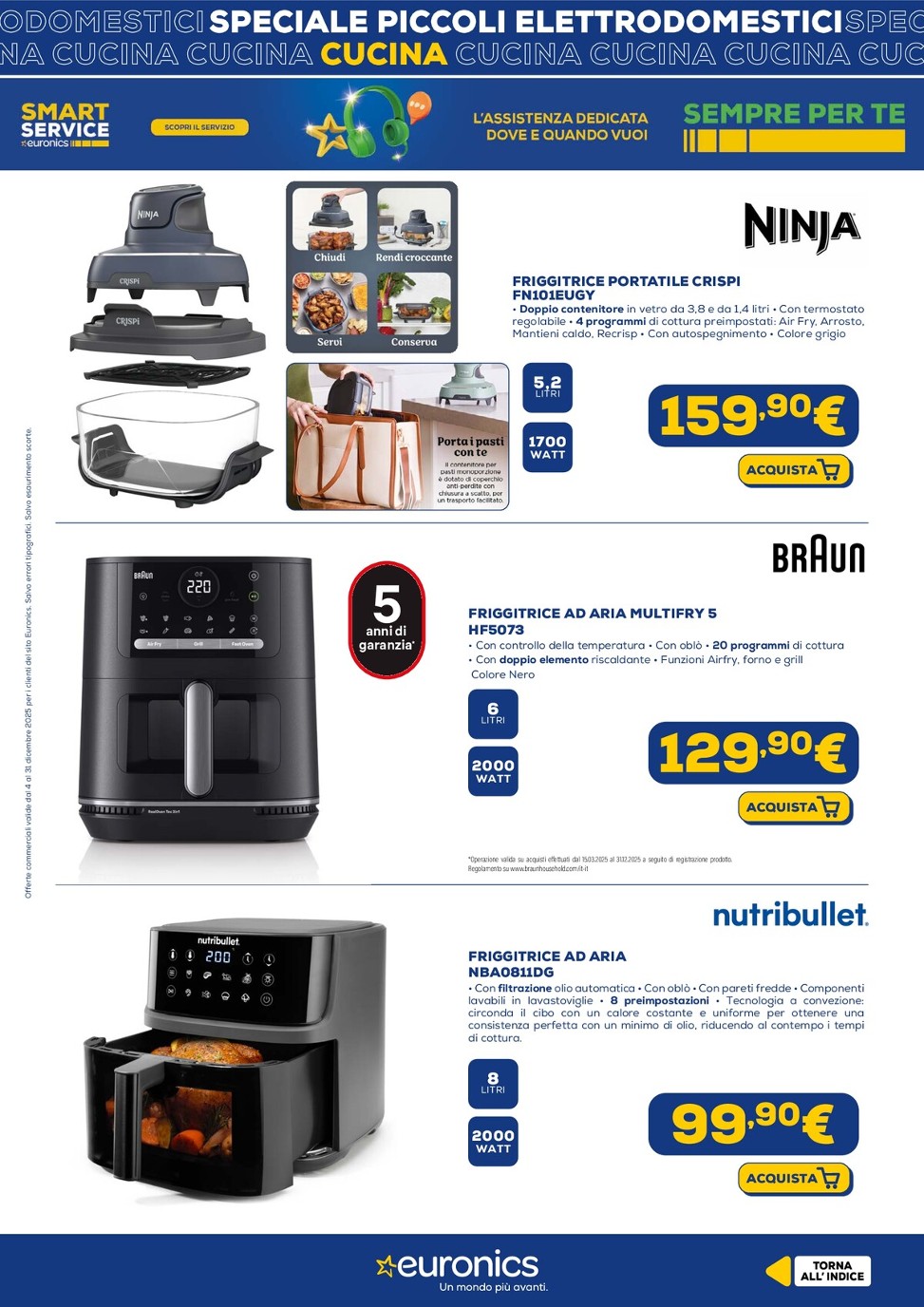 euronics - Volantino Euronics - Speciale Piccoli Elettrodomestici valido dal 04/12 al 31/12 - page: 16