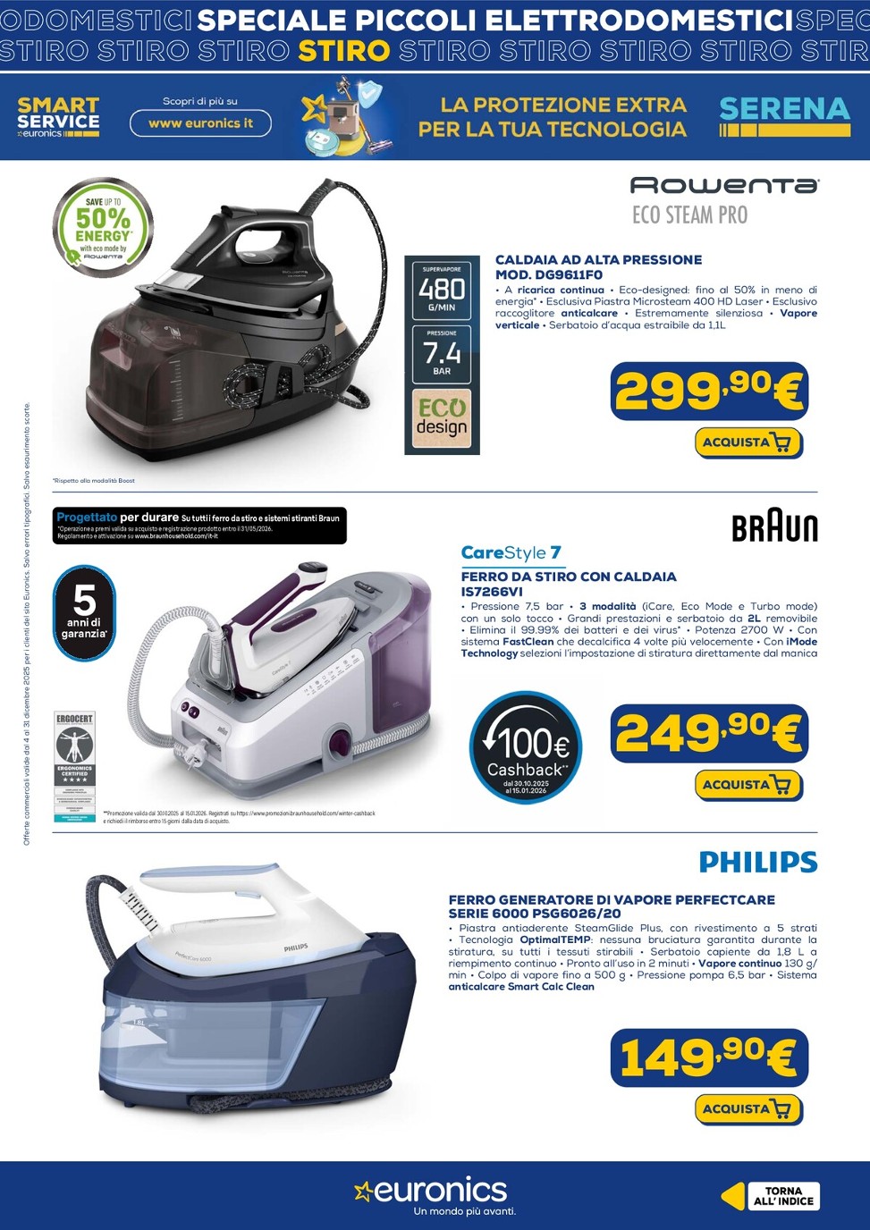euronics - Volantino Euronics - Speciale Piccoli Elettrodomestici valido dal 04/12 al 31/12 - page: 10