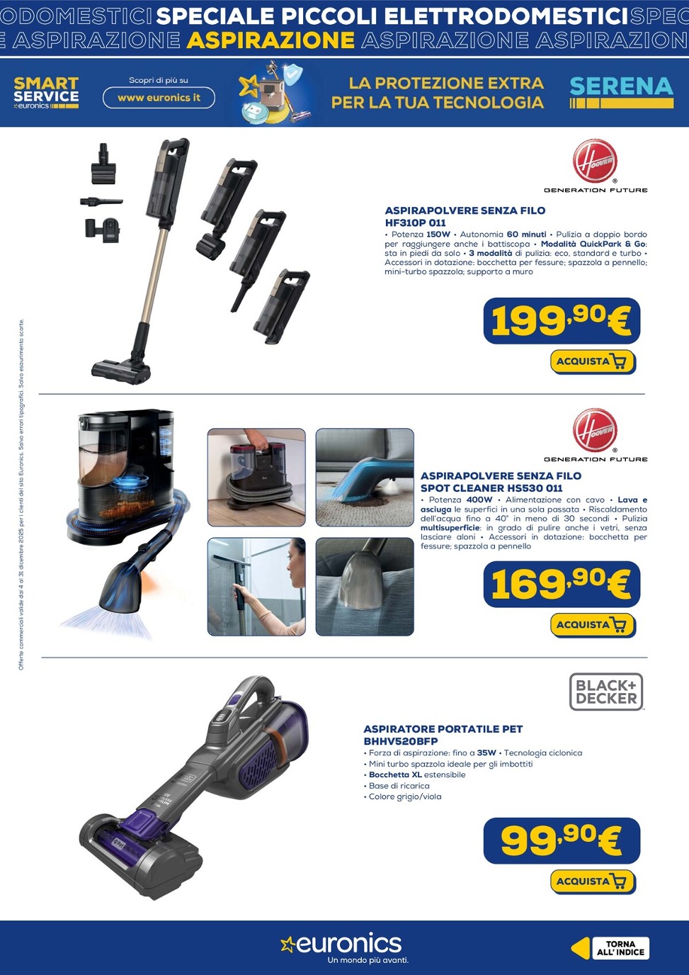 euronics - Volantino Euronics - Speciale Piccoli Elettrodomestici valido dal 04/12 al 31/12 - page: 4