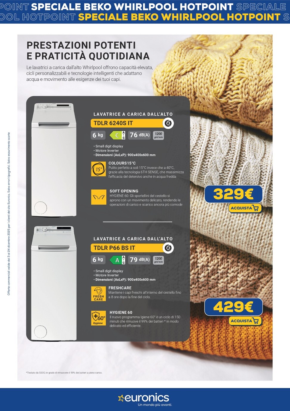 euronics - Volantino Euronics - Speciale Beko valido dal 03/12 al 24/12 - page: 4
