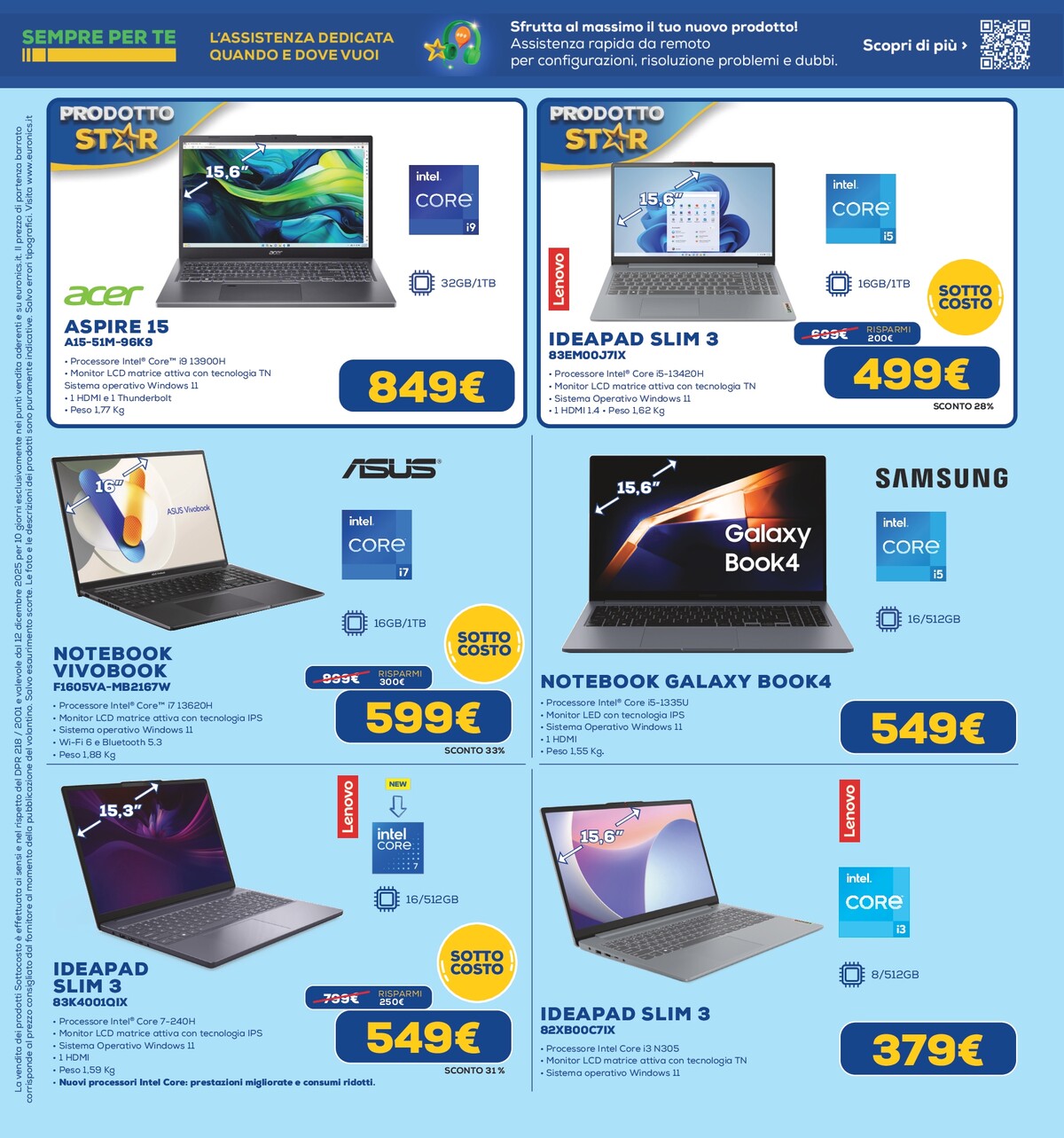 euronics - Volantino Euronics - Sottocosto valido dal 12/12 al 24/12 - page: 18