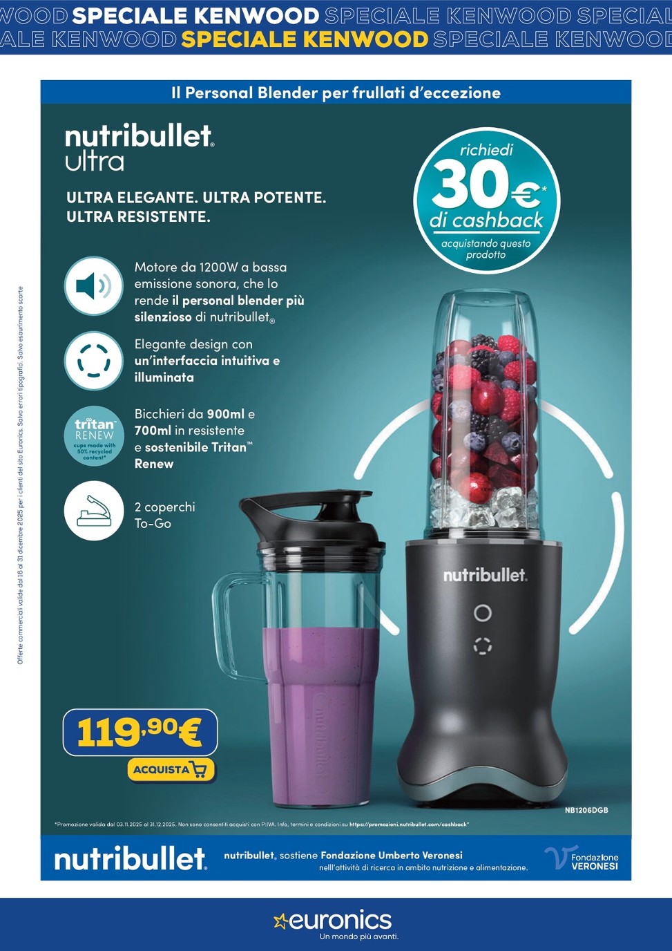 euronics - Volantino Euronics - Speciale Kenwood valido dal 16/12 al 31/12 - page: 7