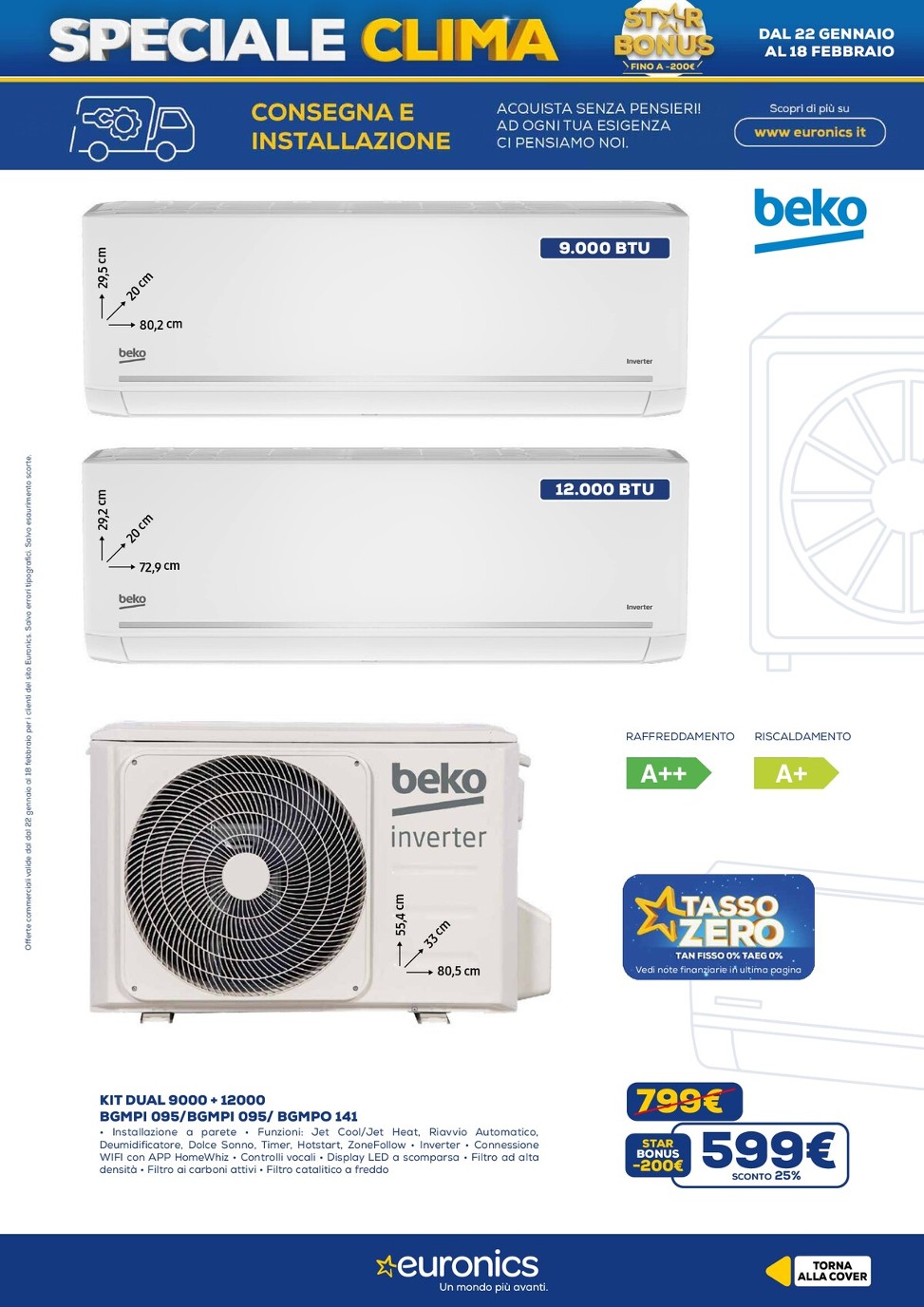 euronics - Volantino Euronics - Speciale Clima valido dal 22/01 al 18/02 - page: 10