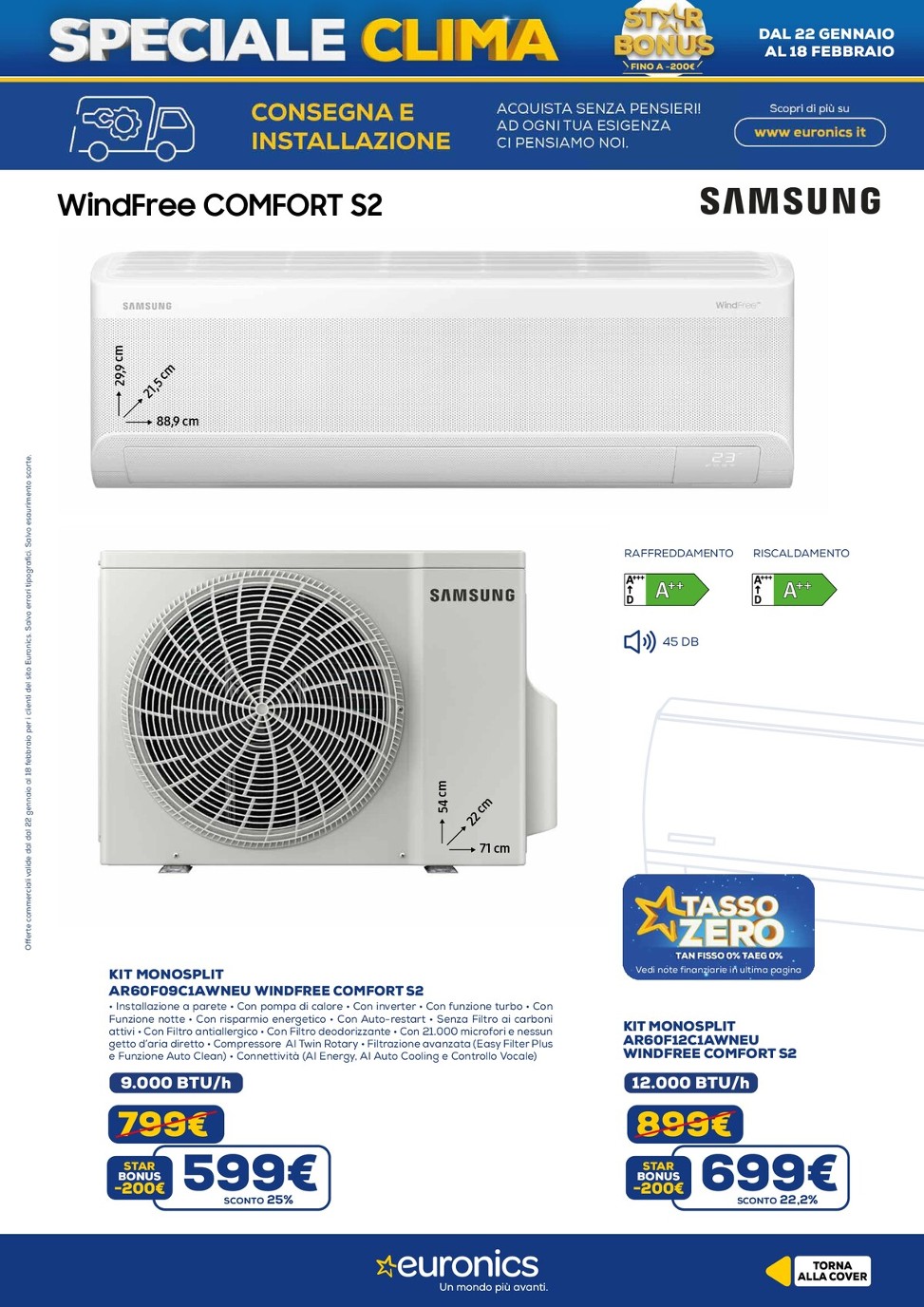 euronics - Volantino Euronics - Speciale Clima valido dal 22/01 al 18/02 - page: 2