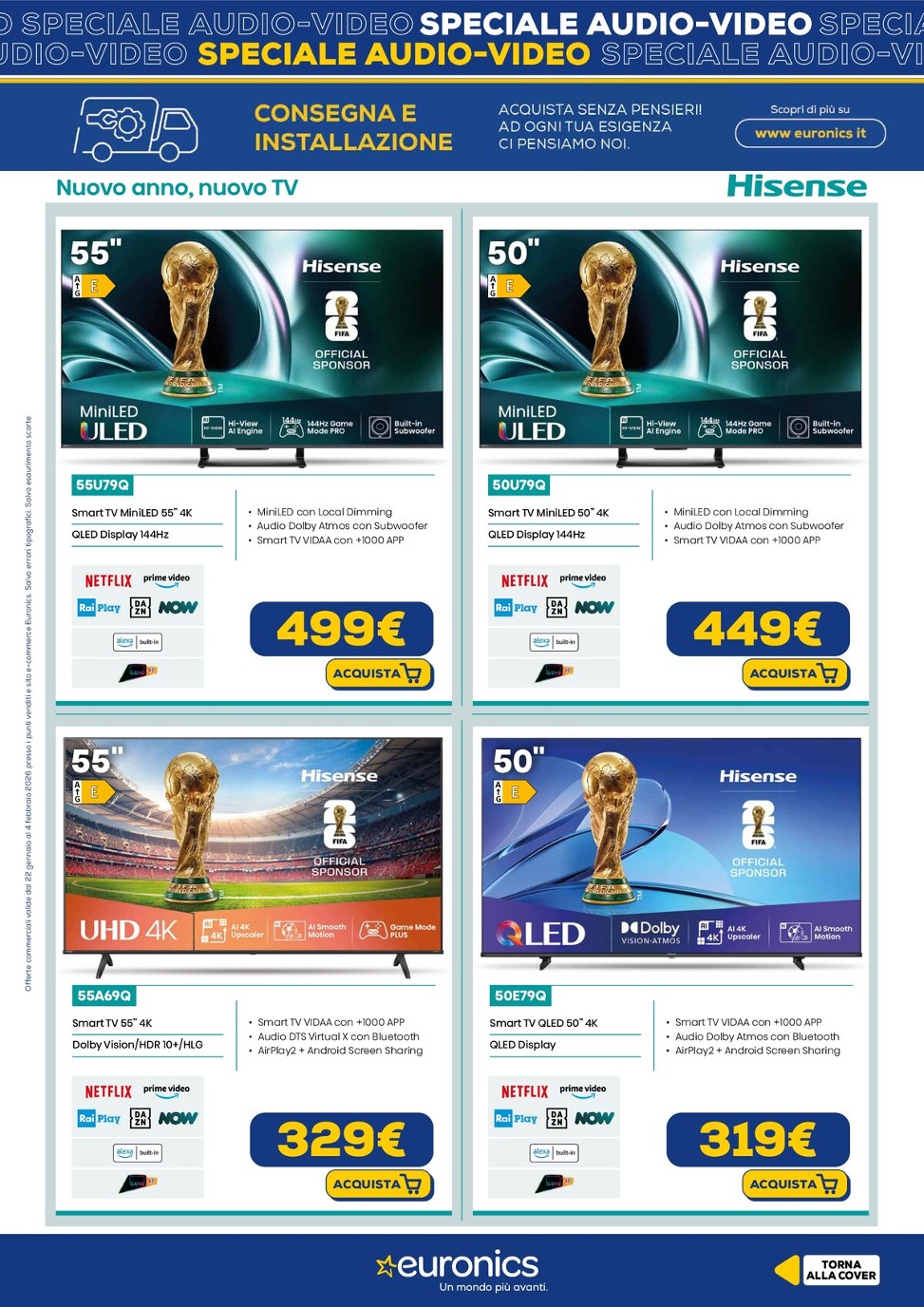 euronics - Volantino Euronics - Speciale Audio Video valido dal 22/01 al 04/02 - page: 9