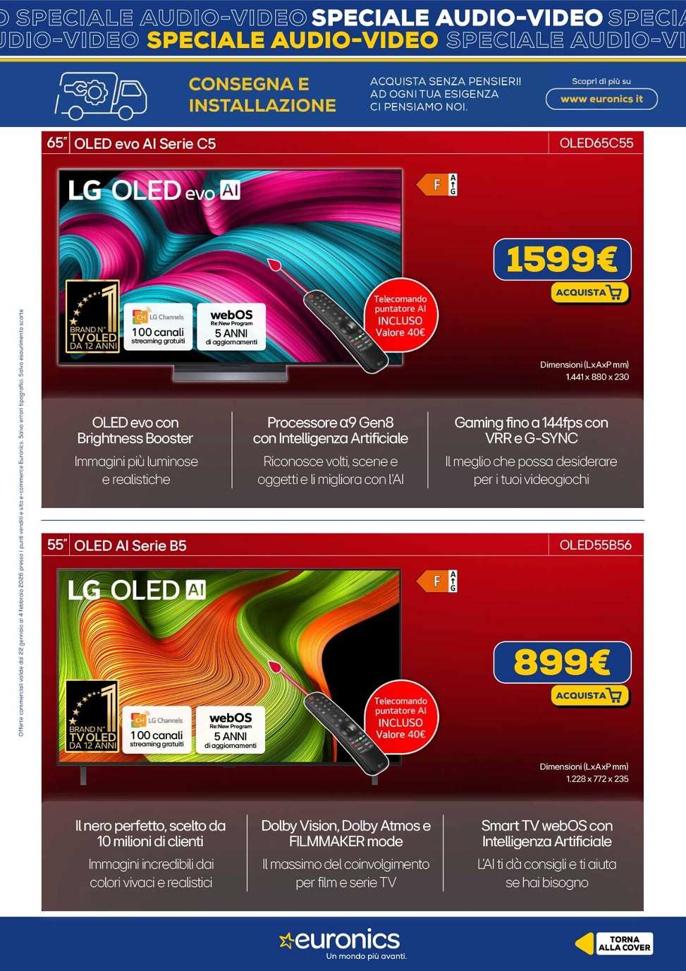 euronics - Volantino Euronics - Speciale Audio Video valido dal 22/01 al 04/02 - page: 11