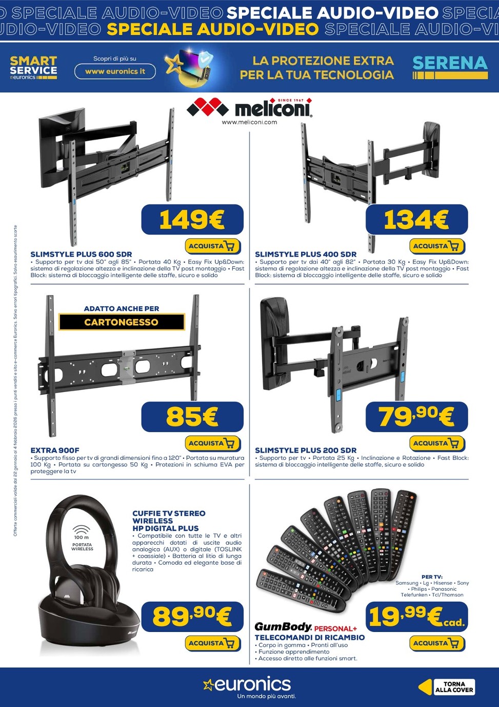 euronics - Volantino Euronics - Speciale Audio Video valido dal 22/01 al 04/02 - page: 18
