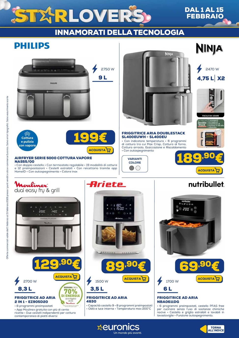 euronics - Volantino Euronics - Star Lovers valido dal 01/02/2026 al 15/02/2026 - page: 10