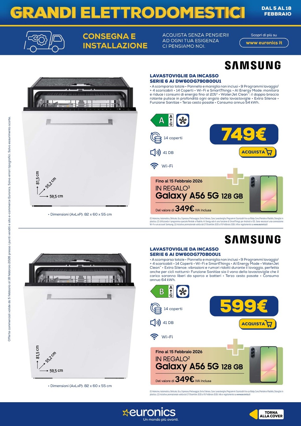 euronics - Volantino Euronics - Speciale Lavastoviglie valido dal 05/02/2026 al 18/02/2026 - page: 9