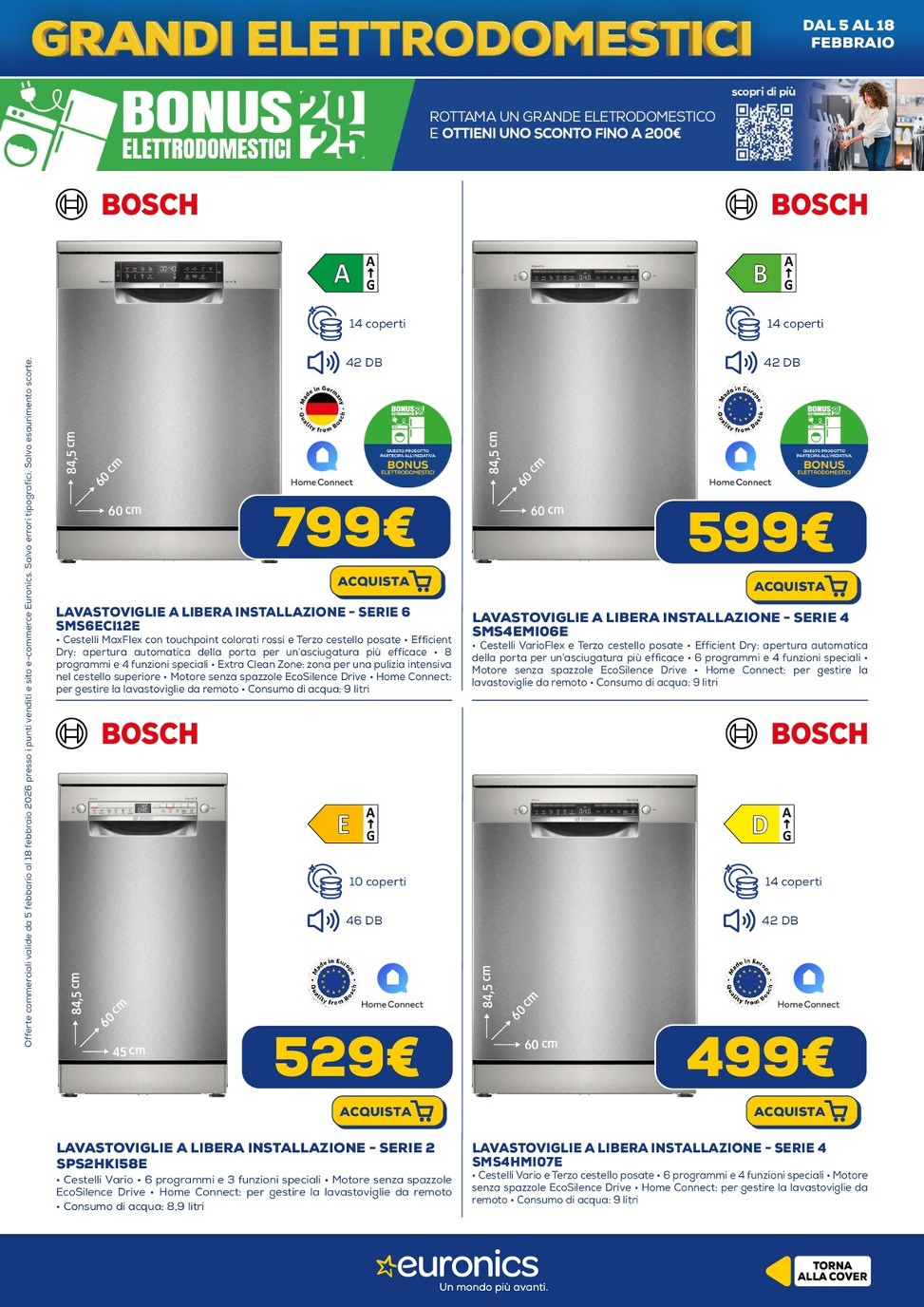 euronics - Volantino Euronics - Speciale Lavastoviglie valido dal 05/02/2026 al 18/02/2026 - page: 3