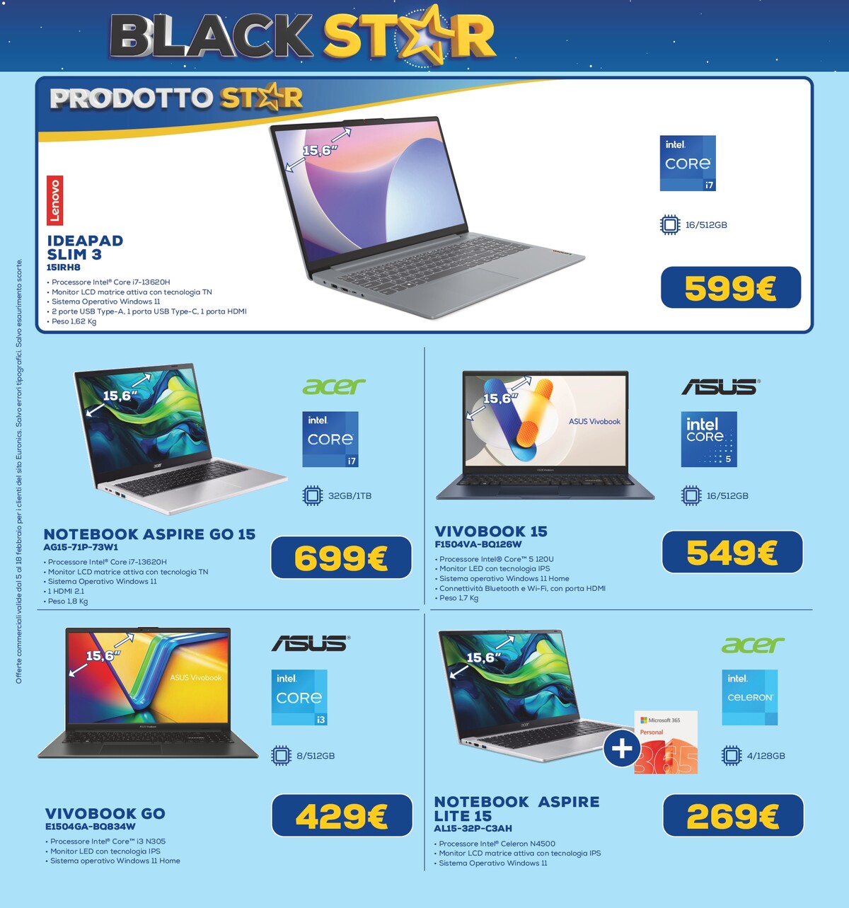 euronics - Volantino Euronics valido dal 05/02/2026 al 18/02/2026 - page: 11